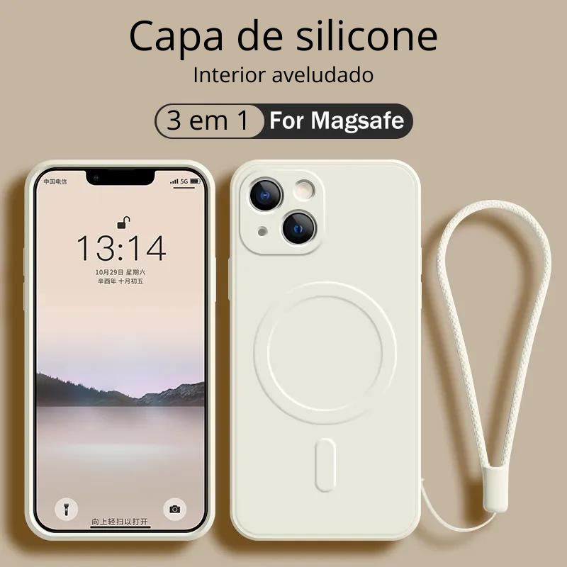 Capa Magnética de Silicone -  FRETE GRÁTIS